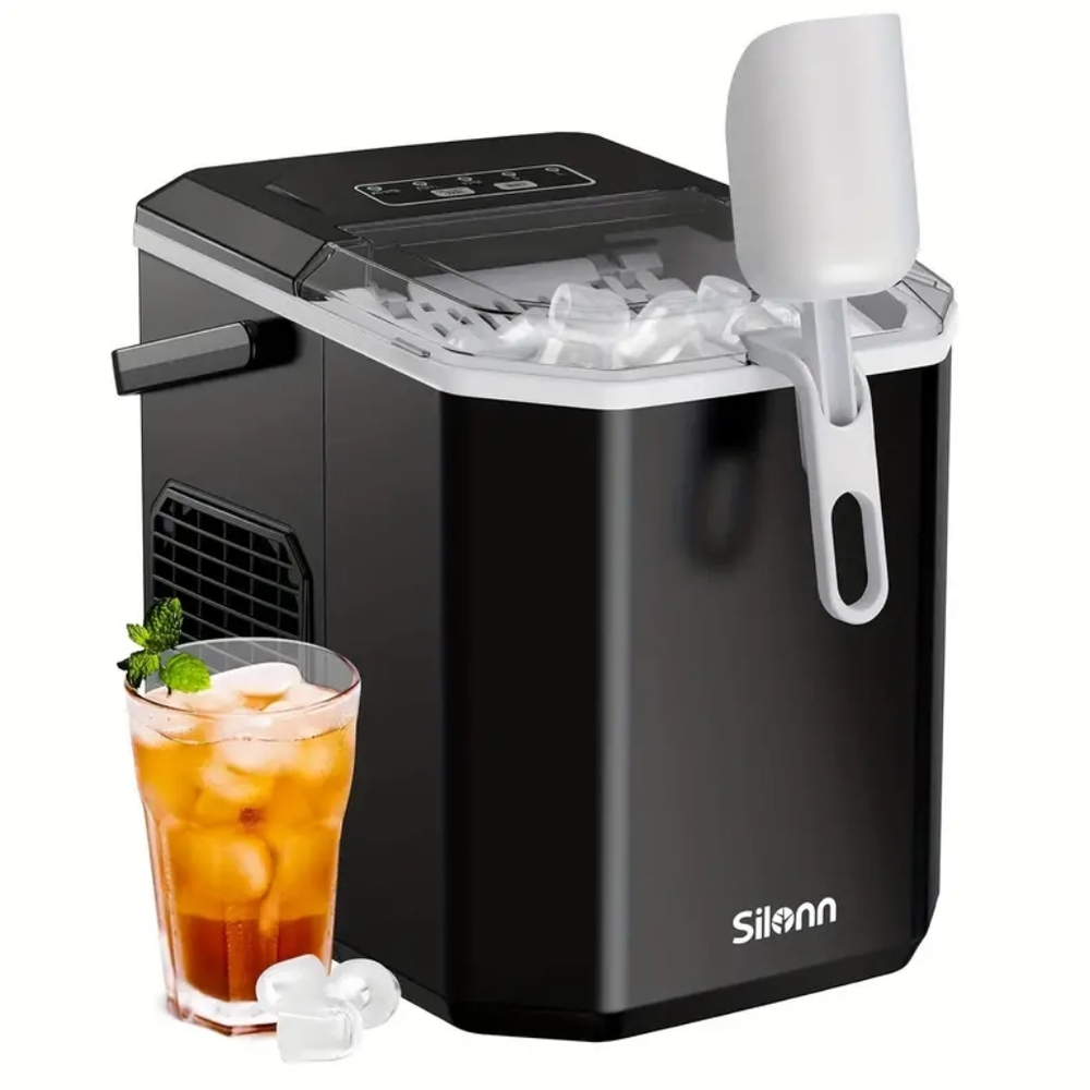 Portable Countertop Ice Maker – Fast, Efficient, and Perfect for Any Occasion!
